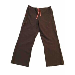Carhartt Force Womens Large Petite Brown Scrub Pants  Bootcut C52110P